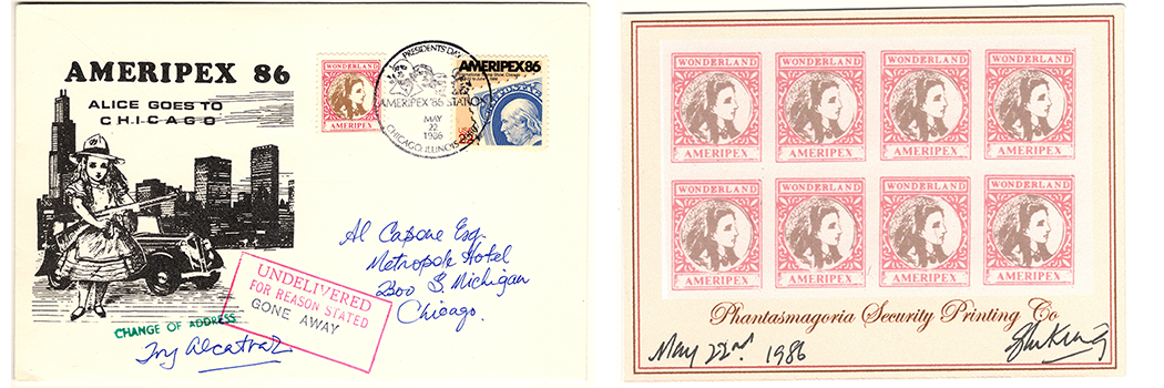 Gerald King - Ameripex 86 Stamps, Proof & Covers